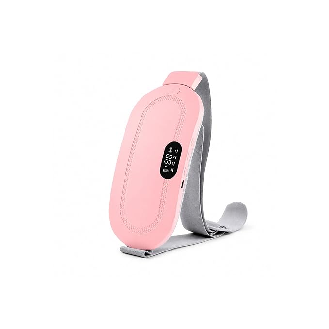 Portable Heating Pad Belt with 4 Vibration Modes and LED Display