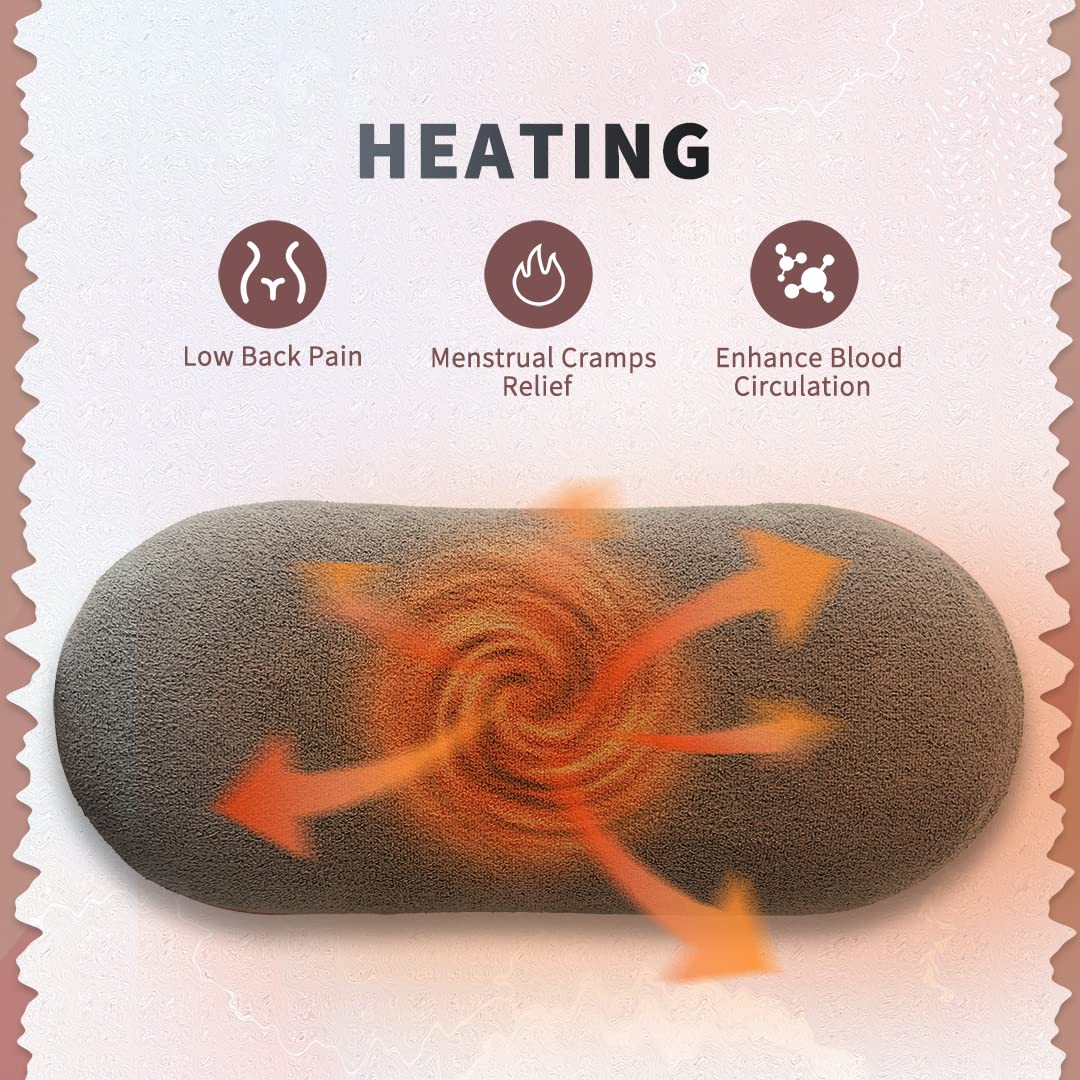Portable Heating Pad Belt with 4 Vibration Modes and LED Display